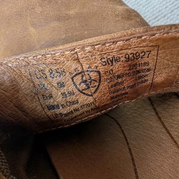 Ariat Santa Cruz Leather Clogs Brown 8.5 - Picture 8 of 9